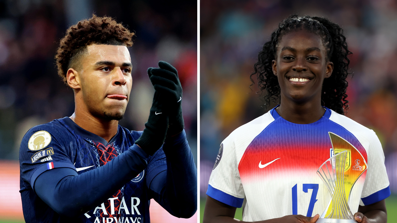 دزه دوئه و میشل آگیمنگ برنده جوایز بهترین بازیکن جوان اروپا شدند